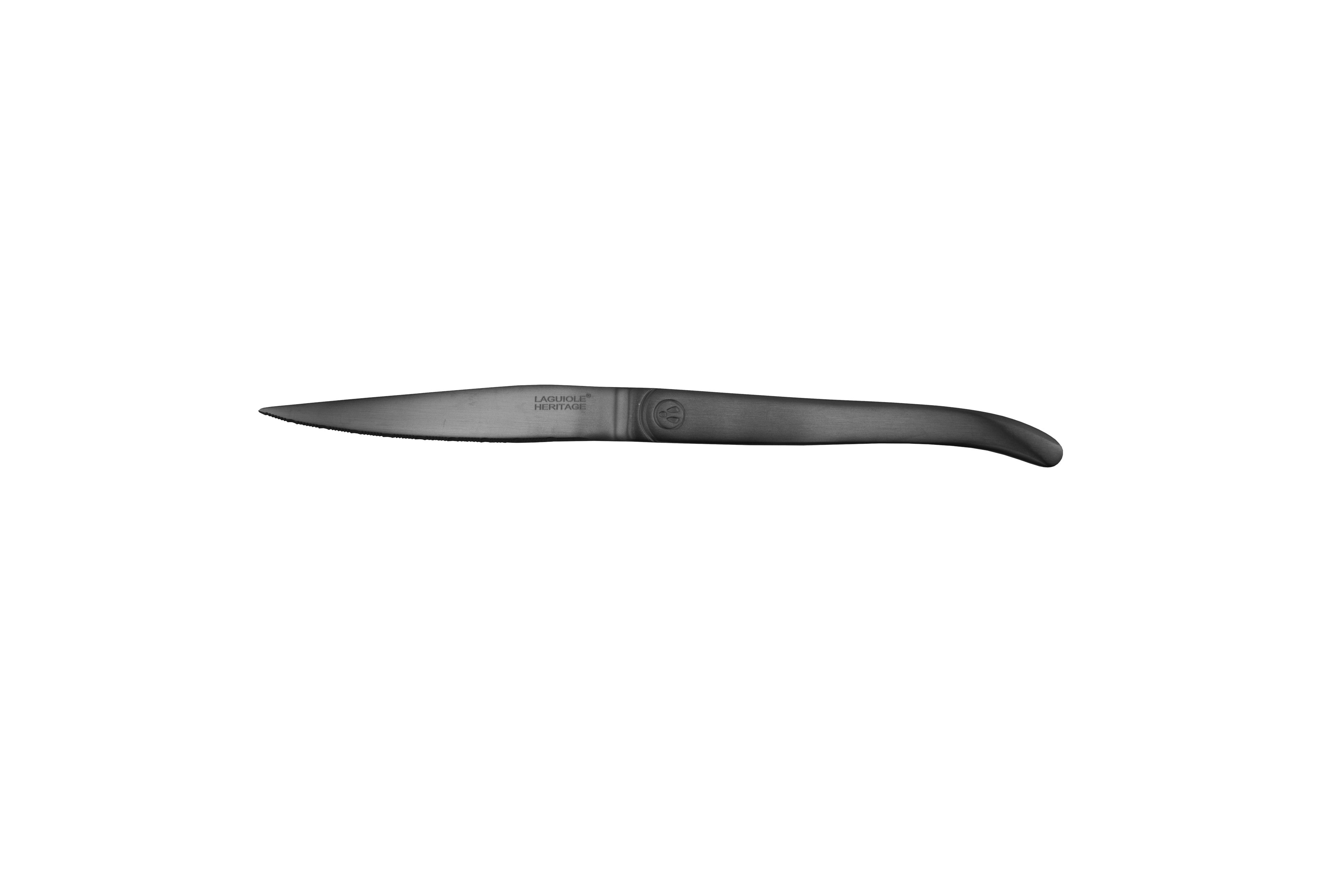 couteau laguiole PVD Noir