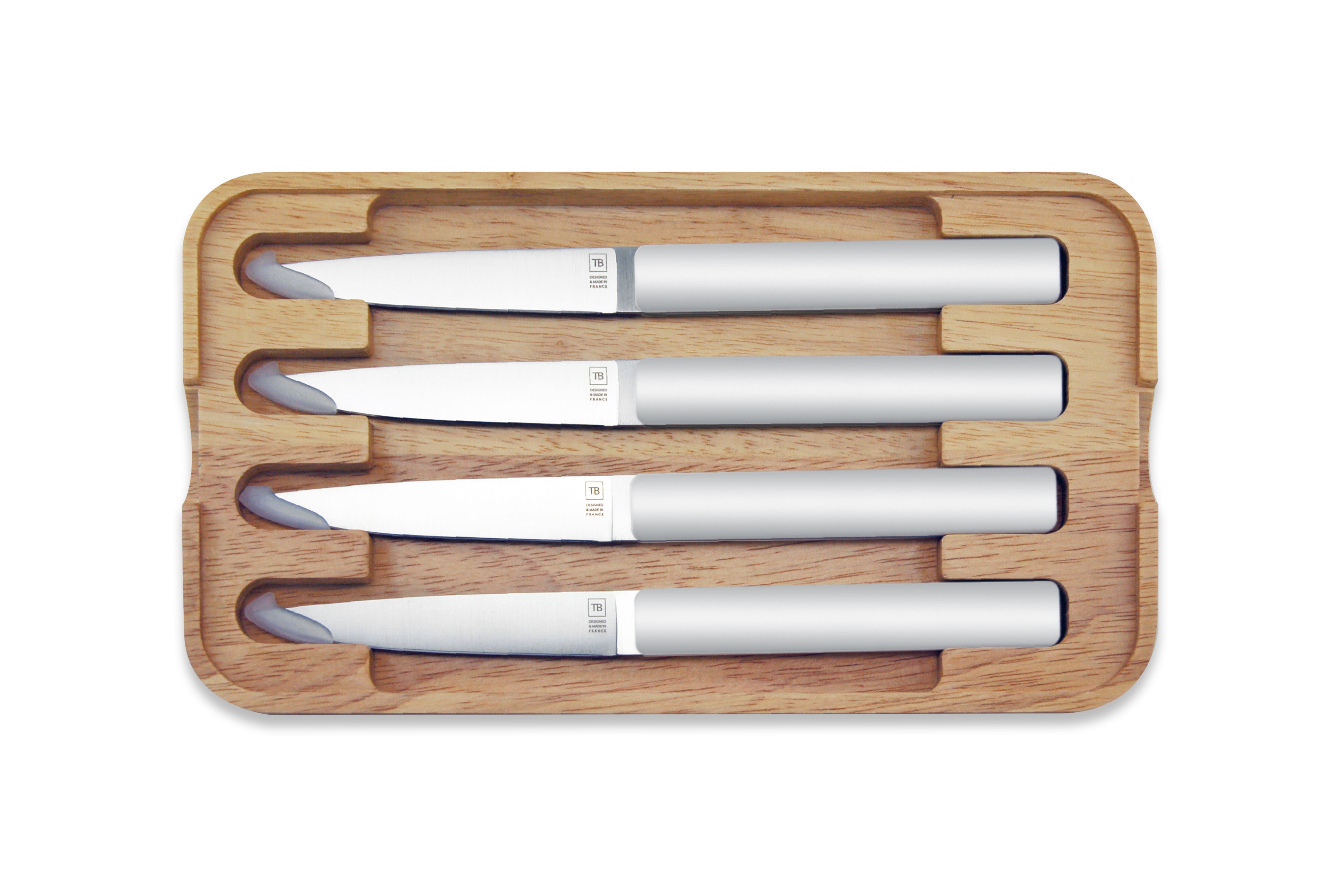 Coffret 4 couteaux de table Hector Perle