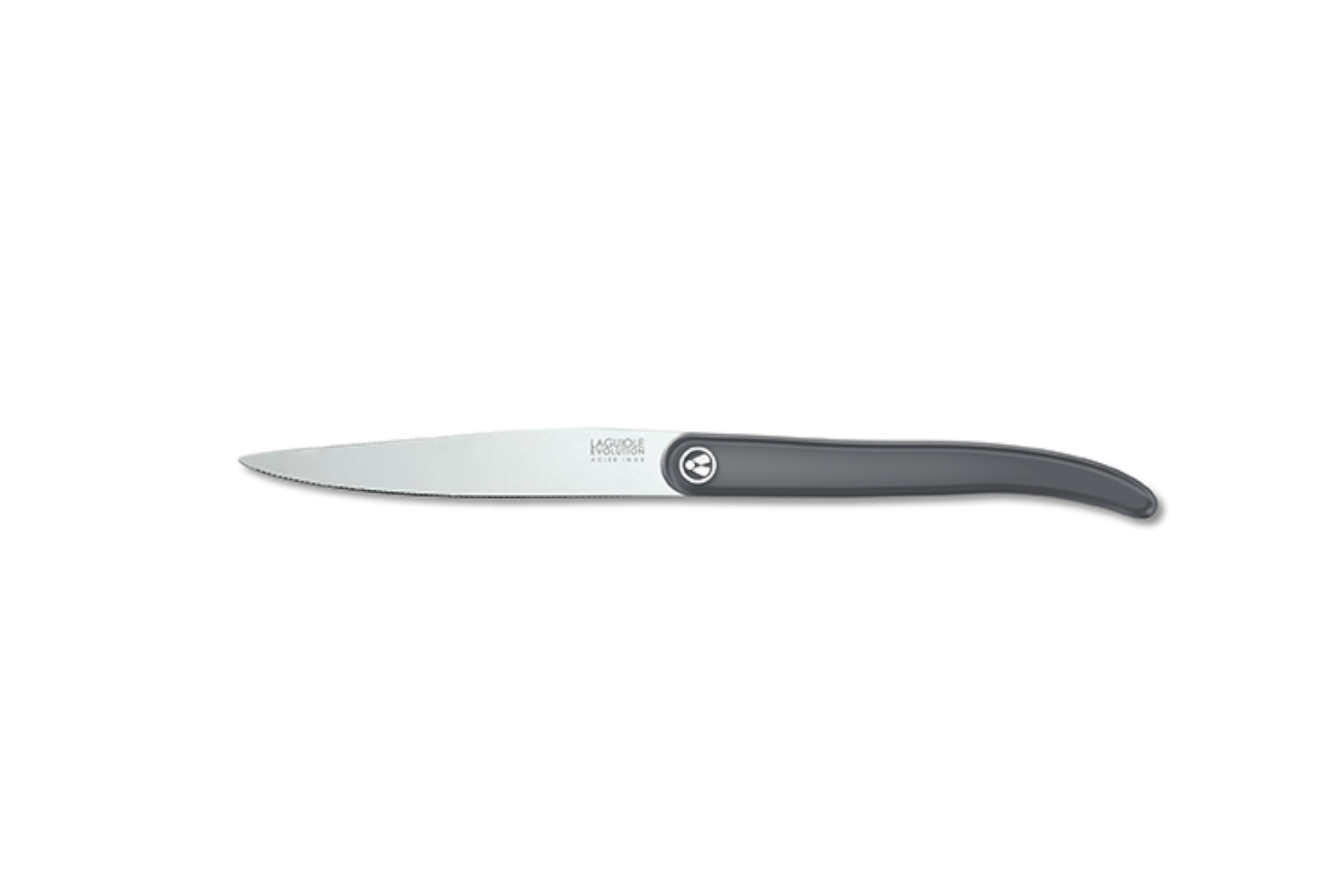 couteau laguiole acidule gris