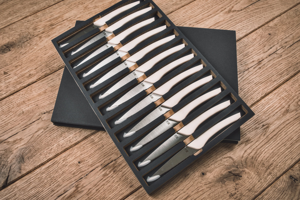 Coffret de 12 Couteaux de Table - Auguste - Manche ABS