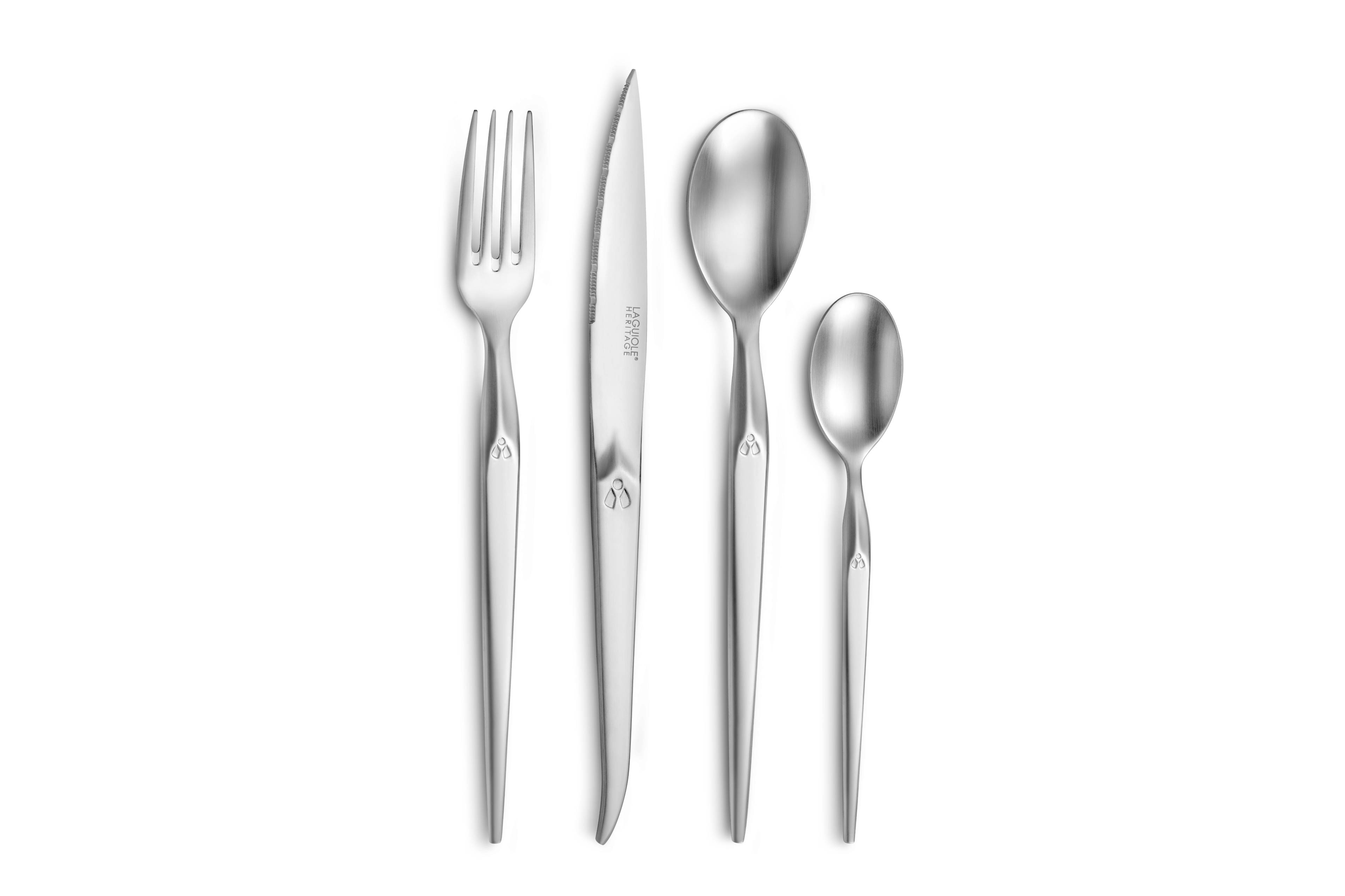 Emotion Satiné - Laguiole Héritage® <br/>Ménagère 16 pièces