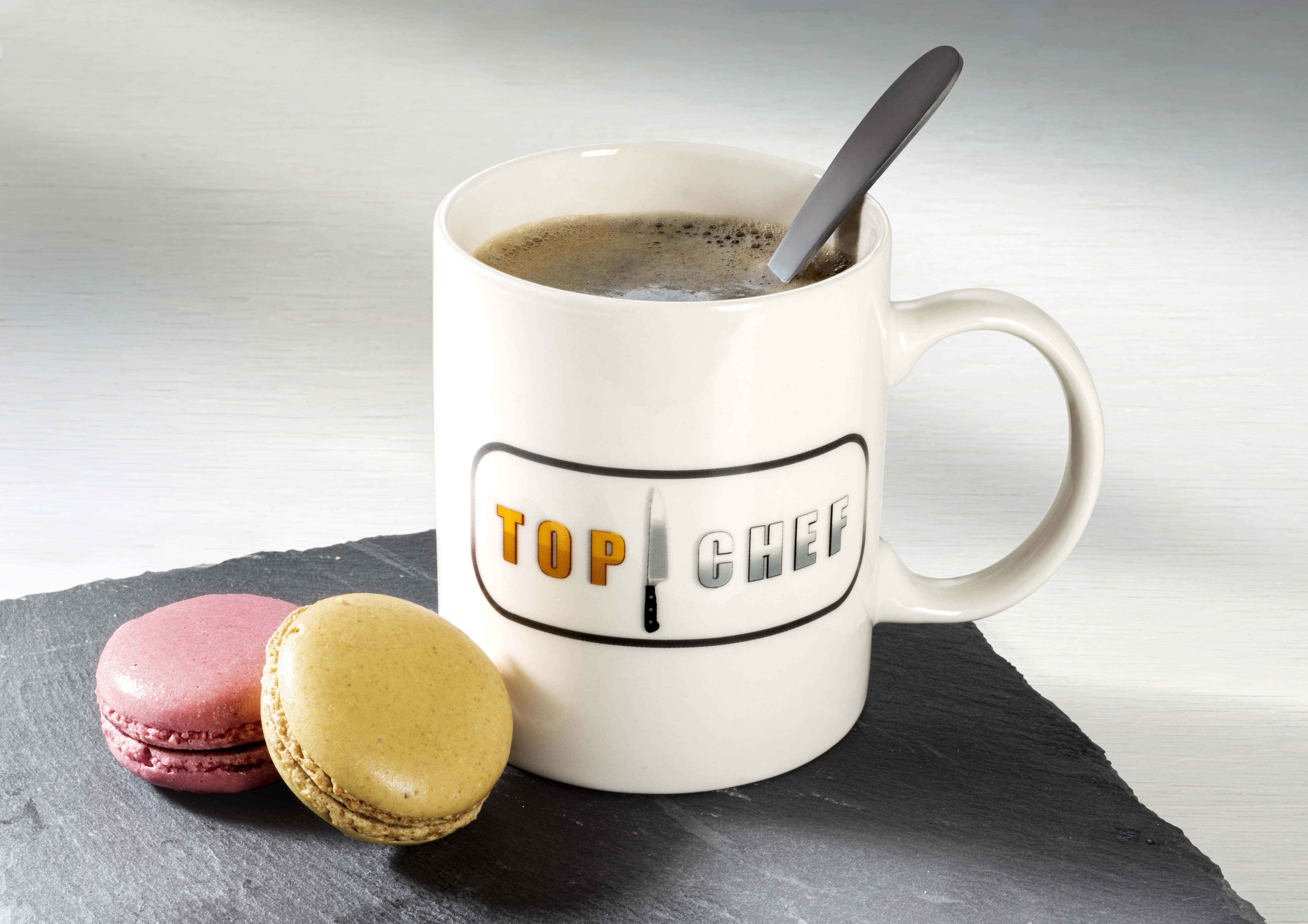 Set of 2 Porcelain Mugs<br> Top Chef