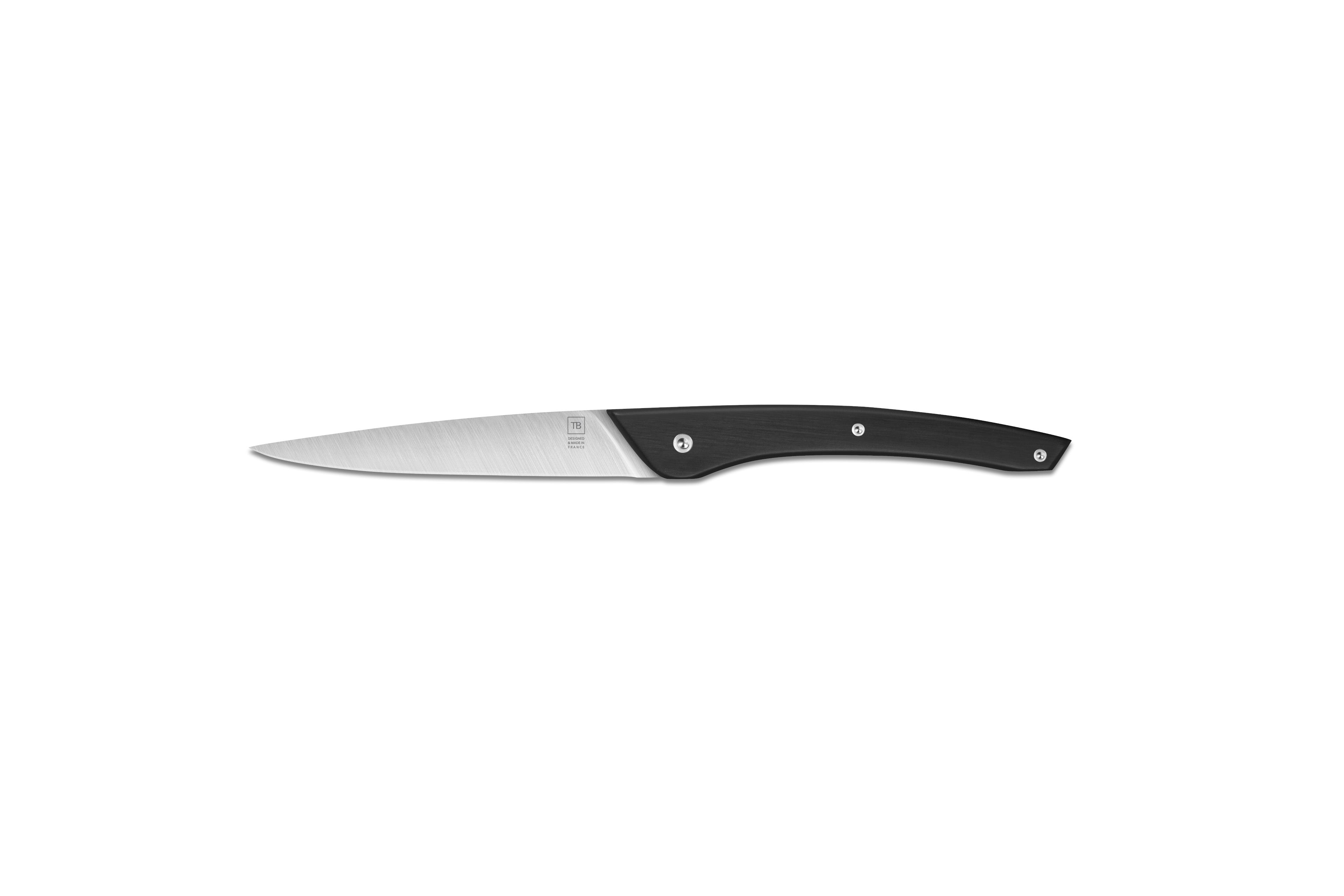 Couteau de table Auguste POM Mat Noir