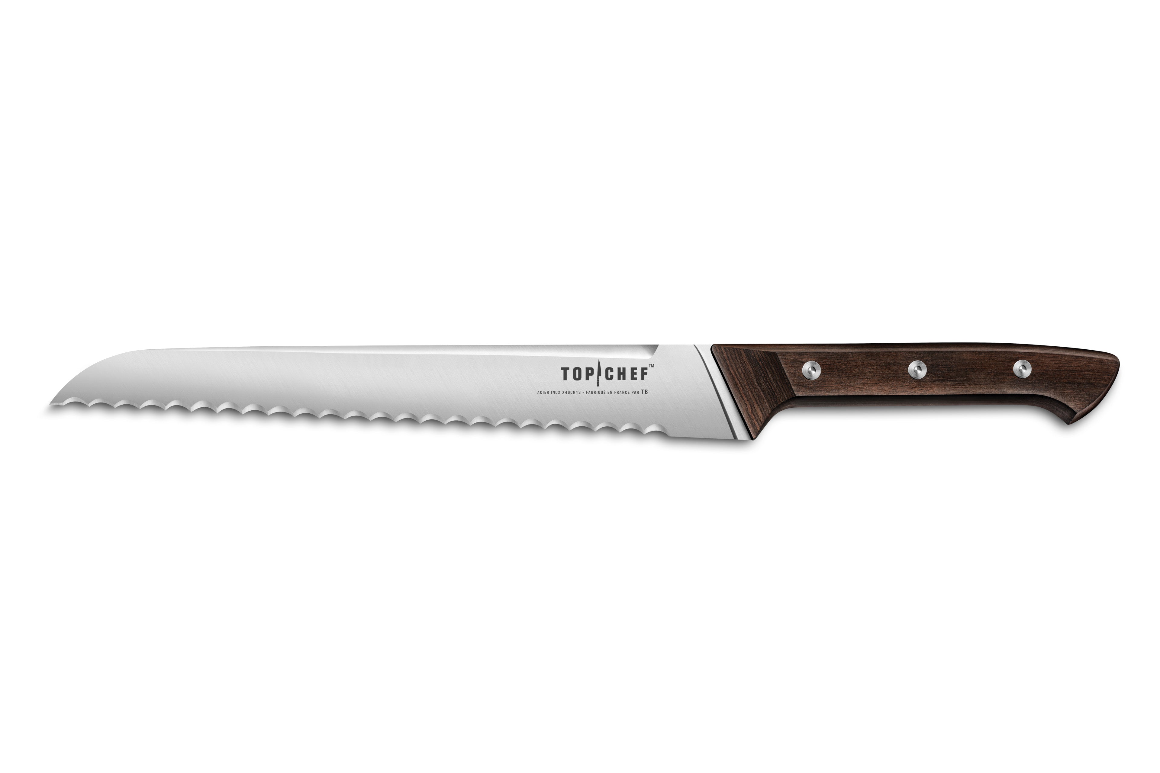 Couteau à pain Top Chef Bois stabilisé