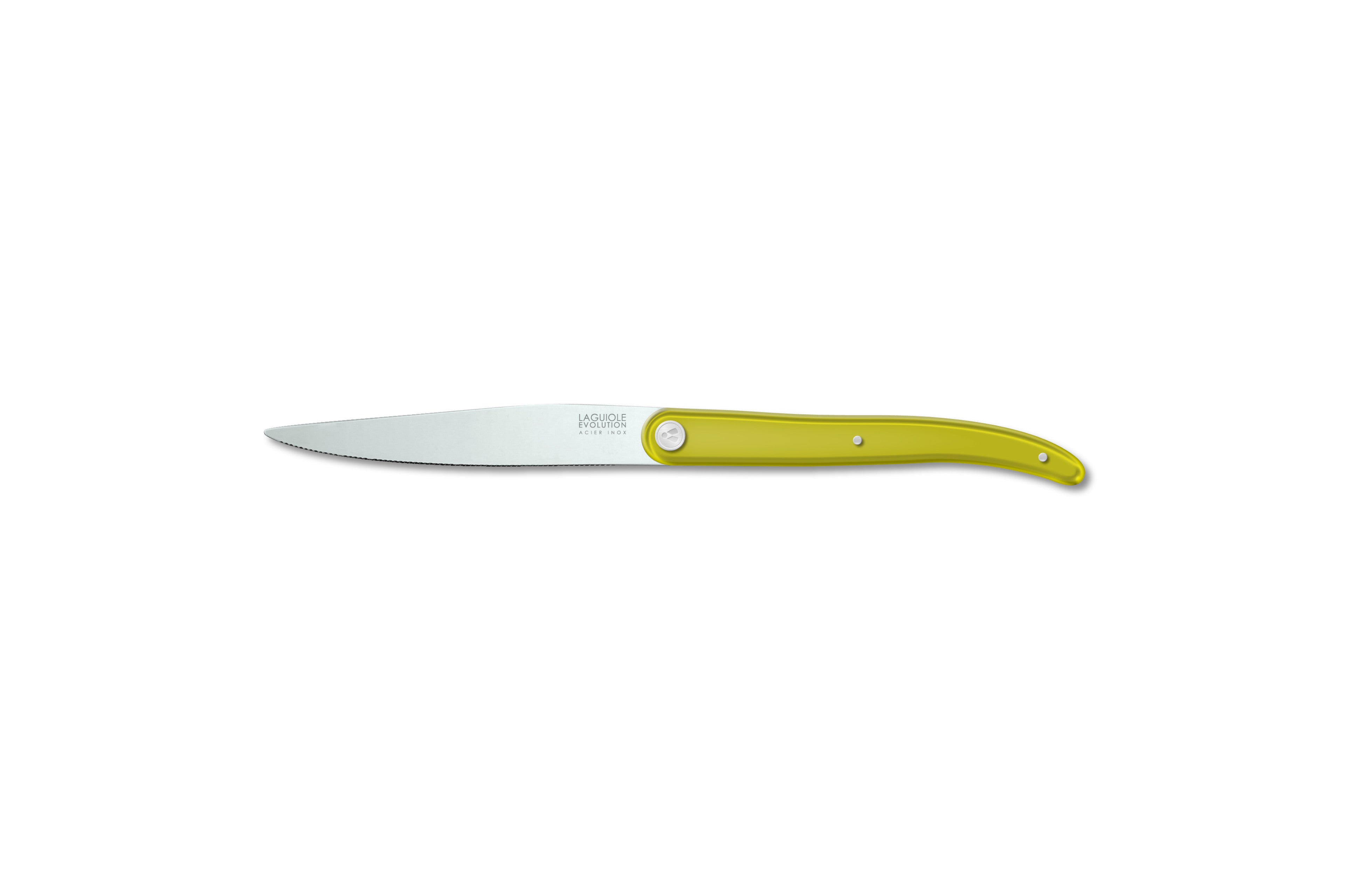 couteau laguiole sens vert anis