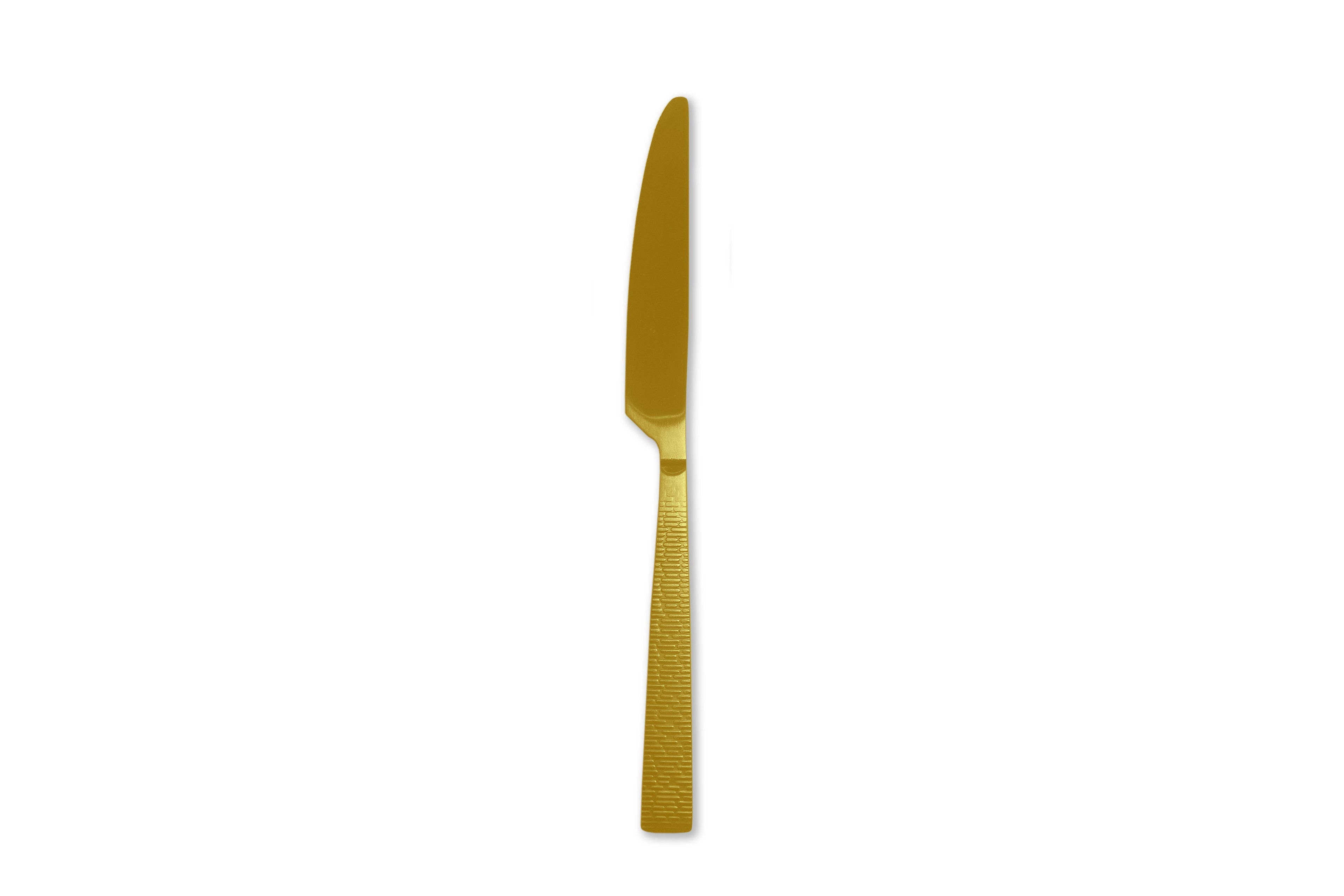 Ecorce couteau de table or