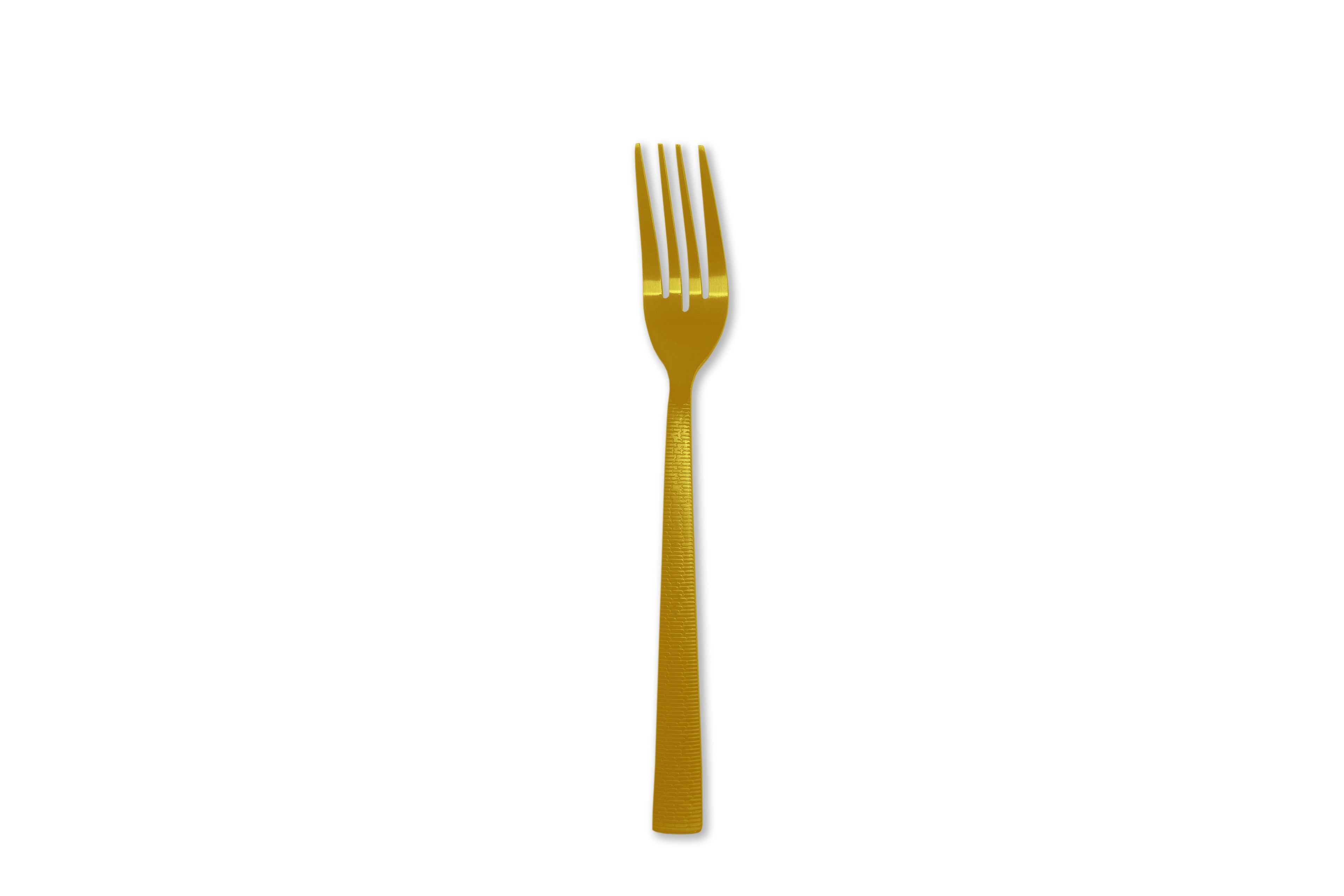 Ecorce fourchette de table or