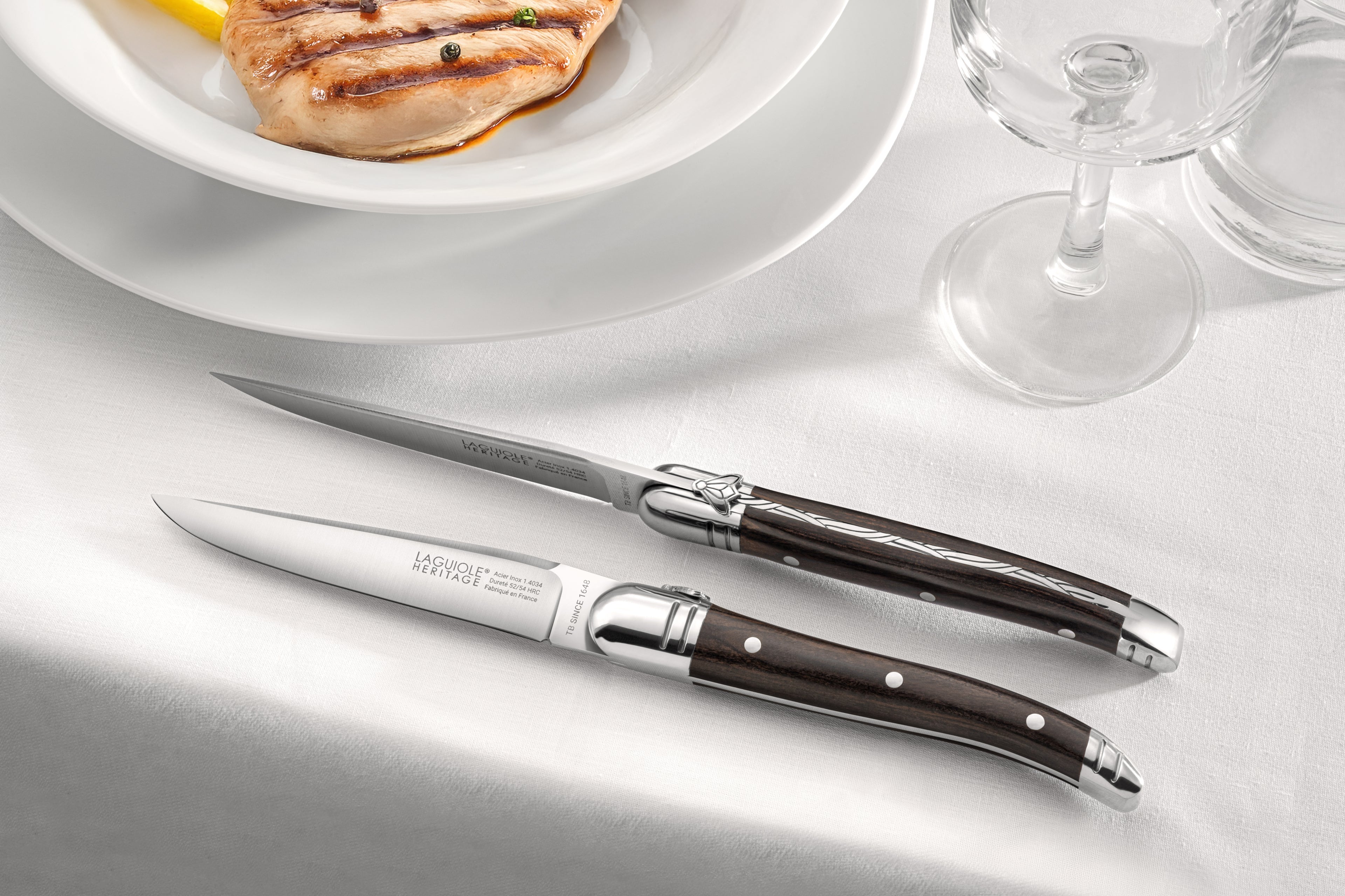 Coffret de 6 couteaux - Bois<br>Laguiole Héritage Premium