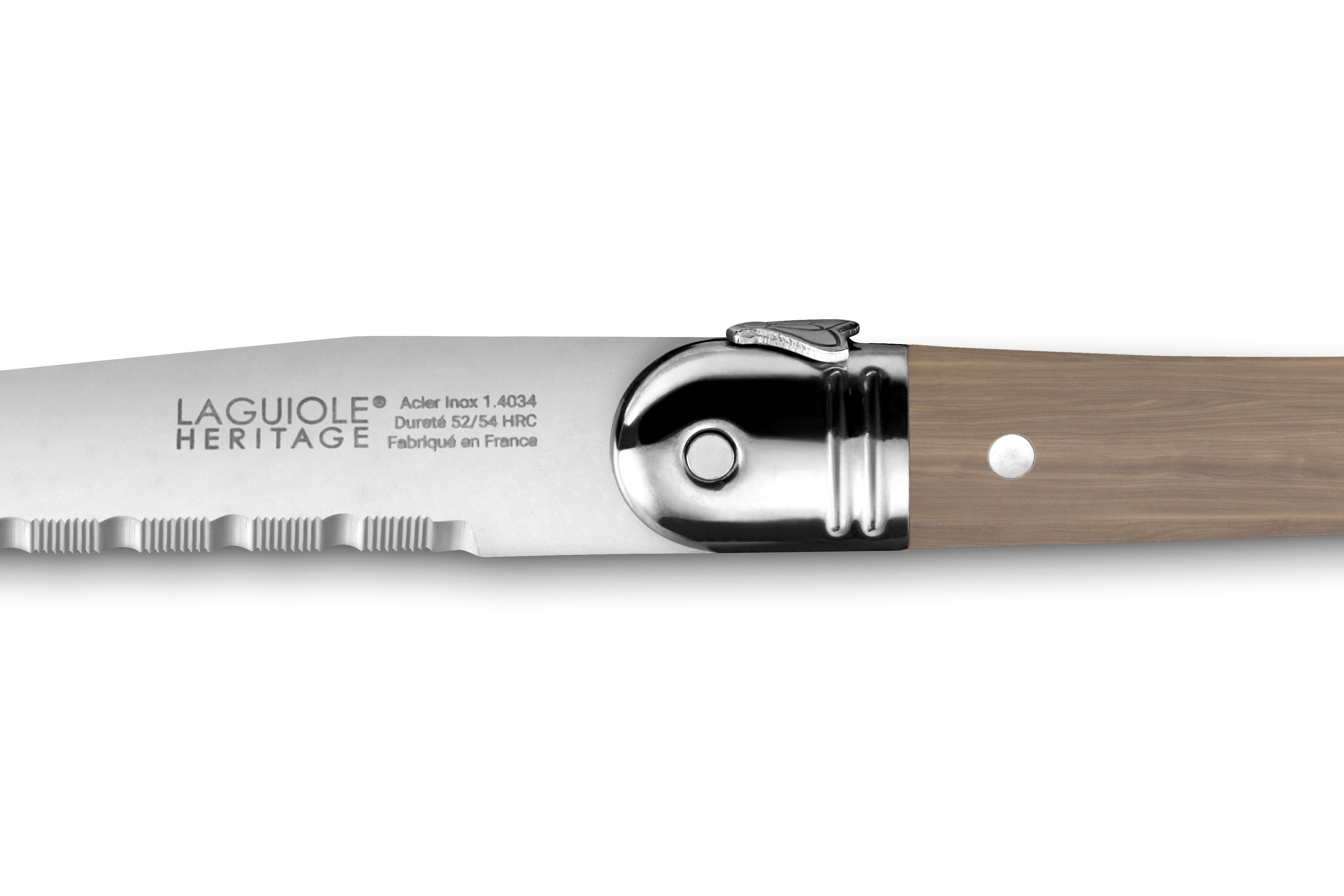 Coffret de 6 couteaux - Bois<br/>Laguiole Héritage