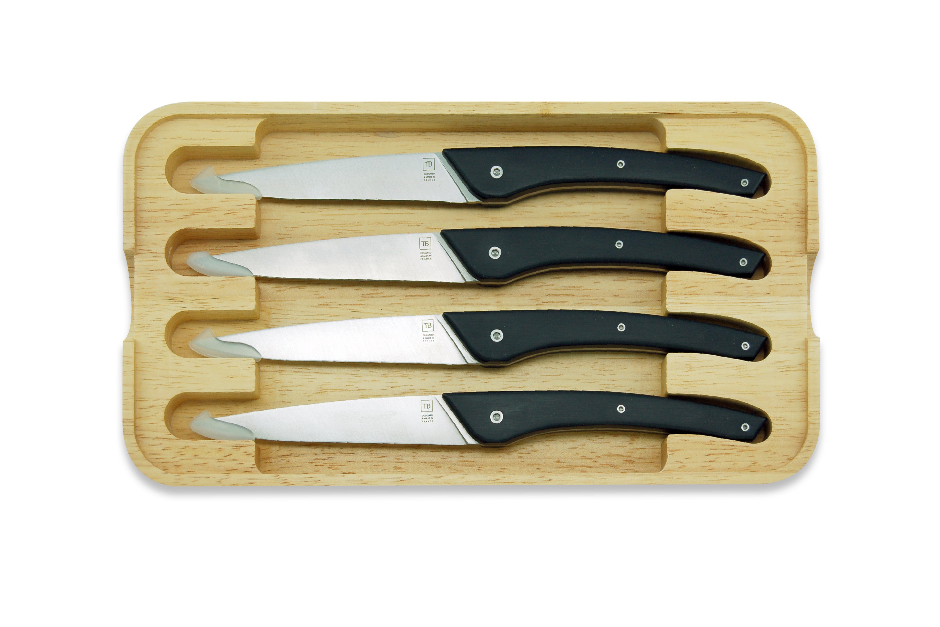 Coffret 4 Couteaux de table Auguste Noir