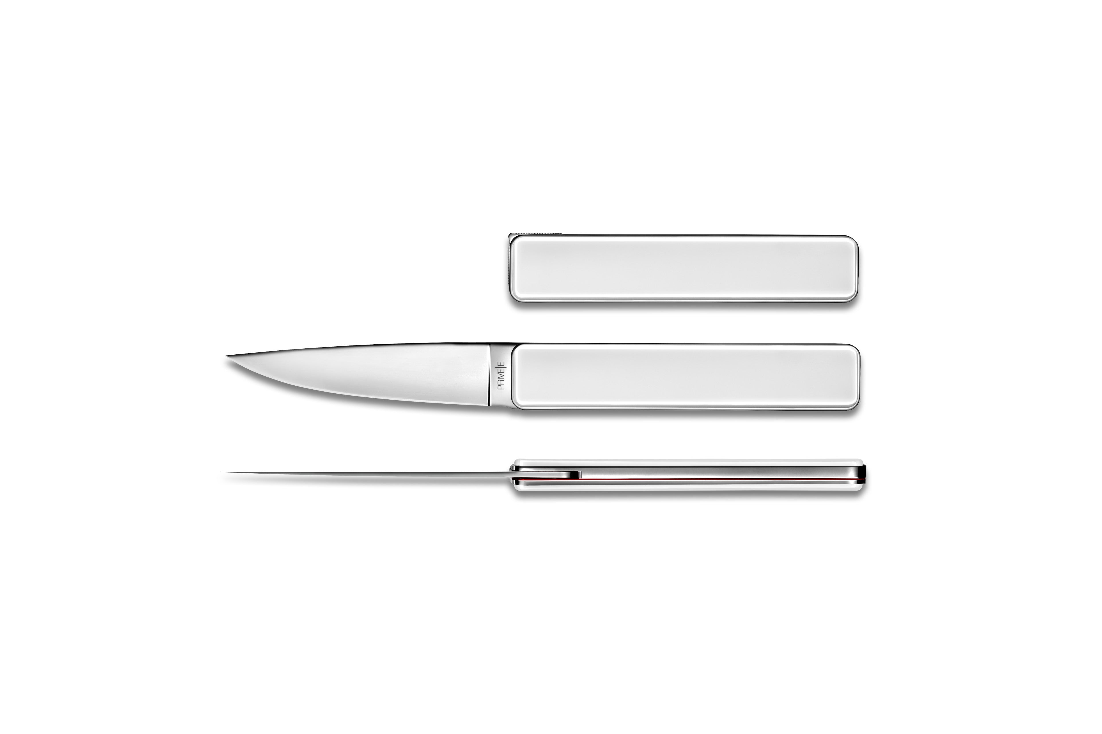 Couteau Pliant Privée Blanc
