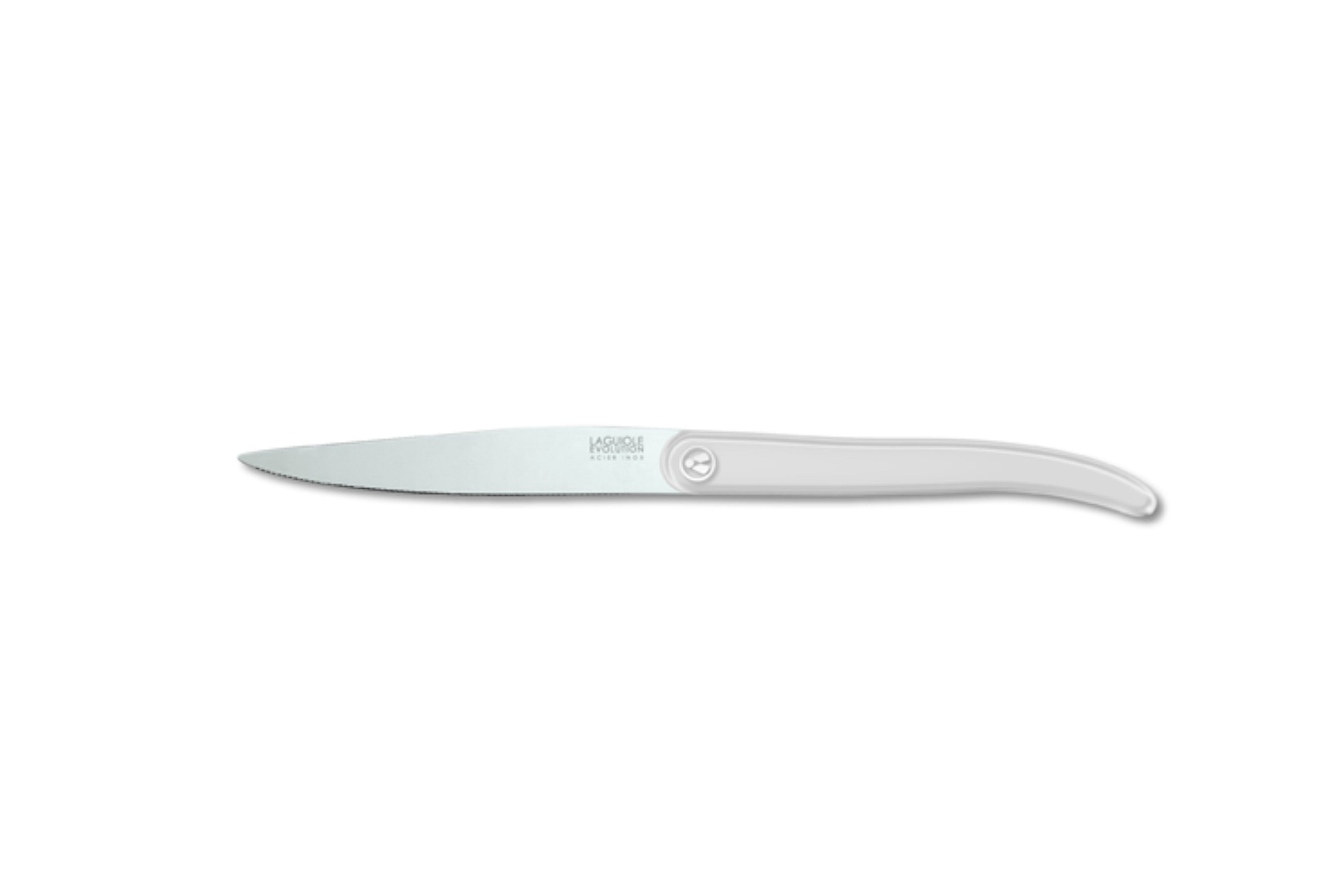 couteau laguiole acidule blanc
