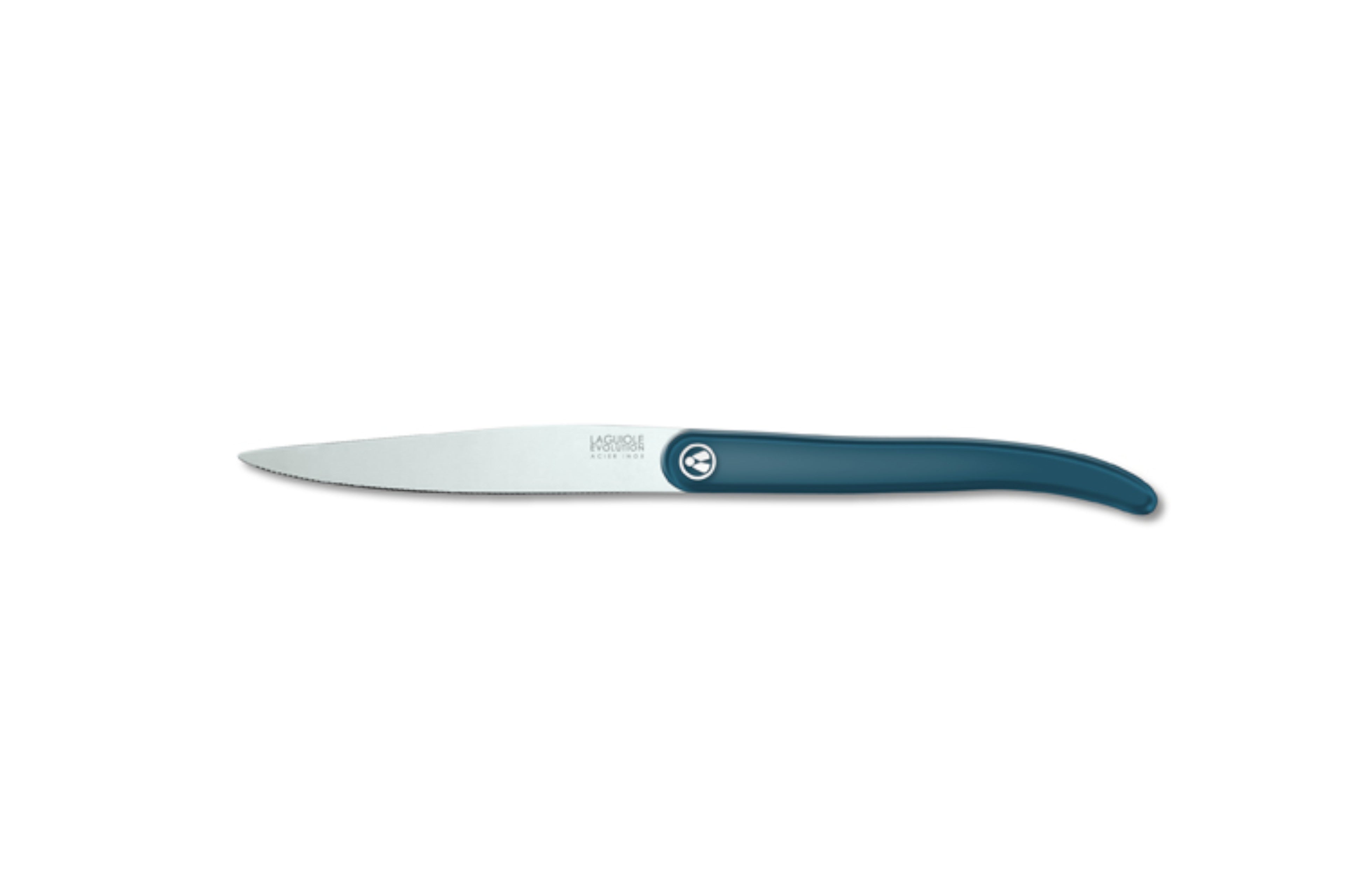 couteau laguiole acidule bleu