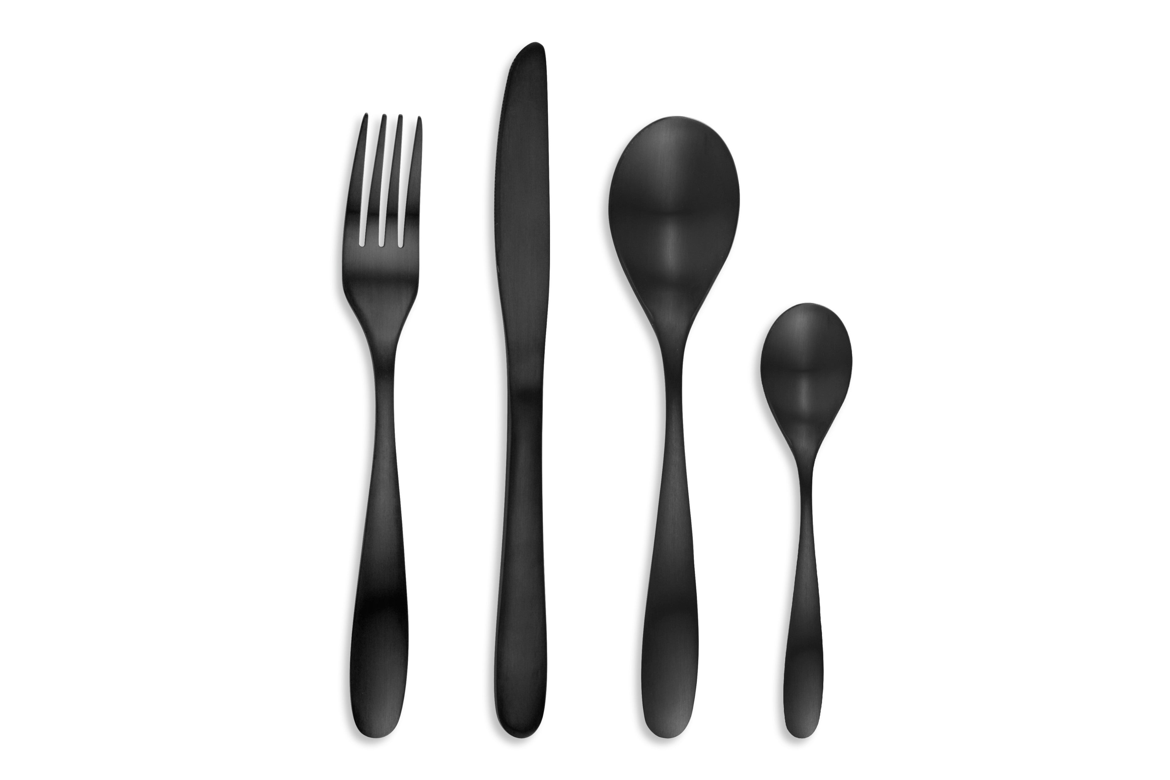 ménagère bagatelle noir mat