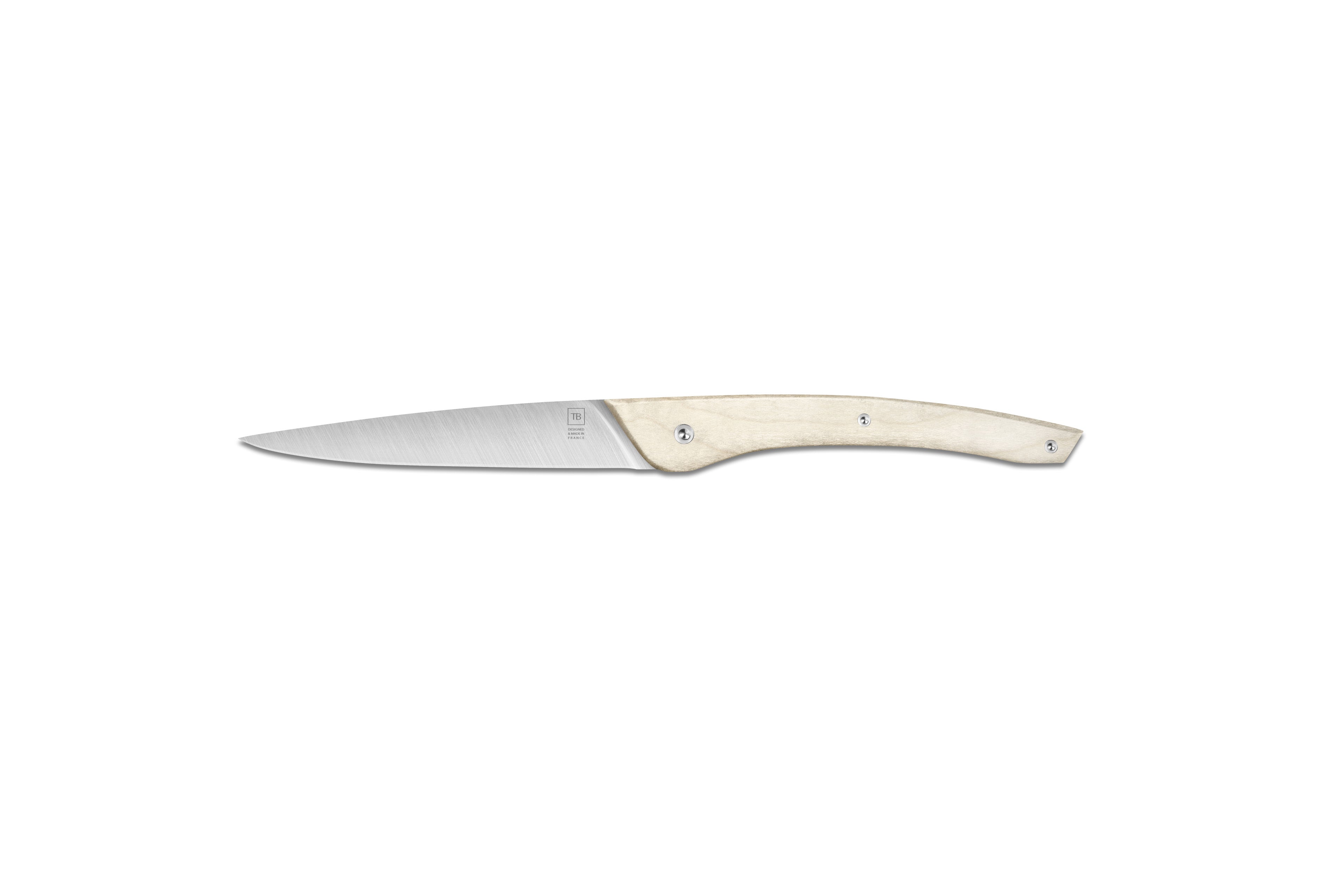 Couteaux de table Auguste Mat Erable