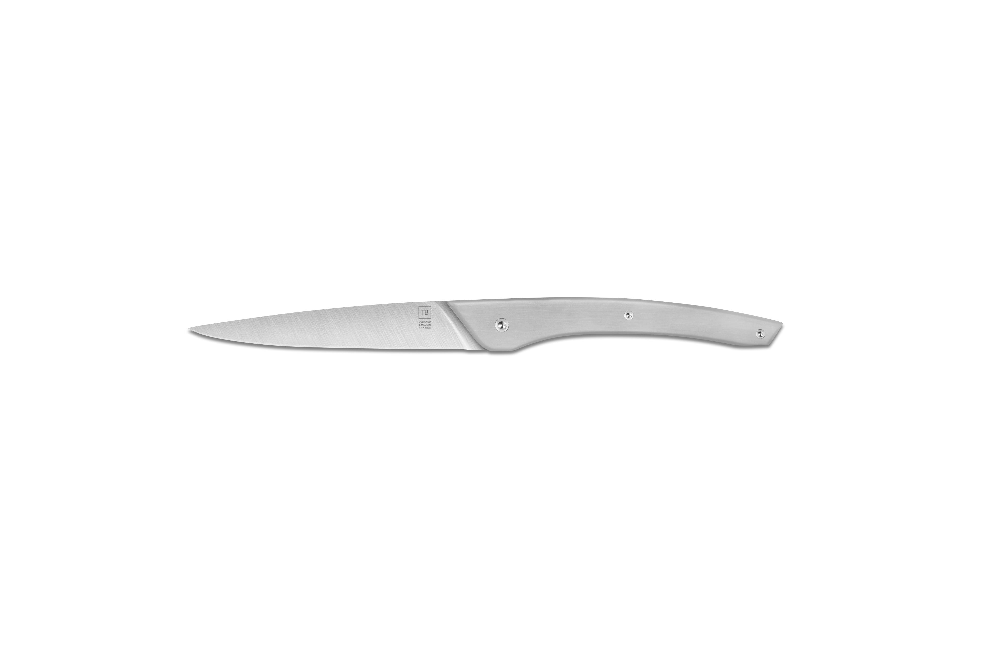 Couteau de table Auguste POM Mat Gris 