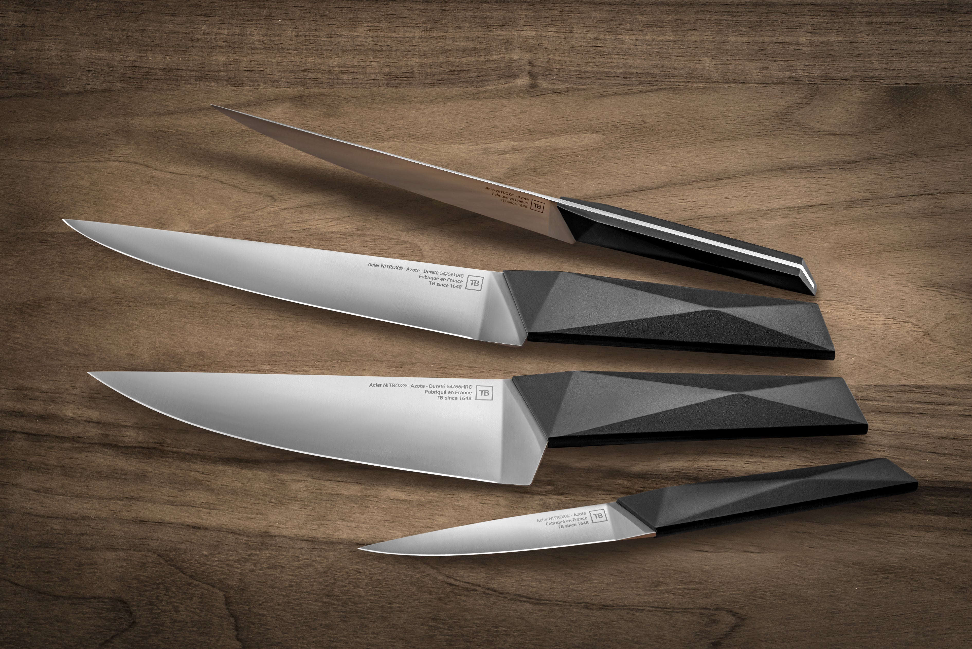 Furtif couteaux de cuisine lame blanche