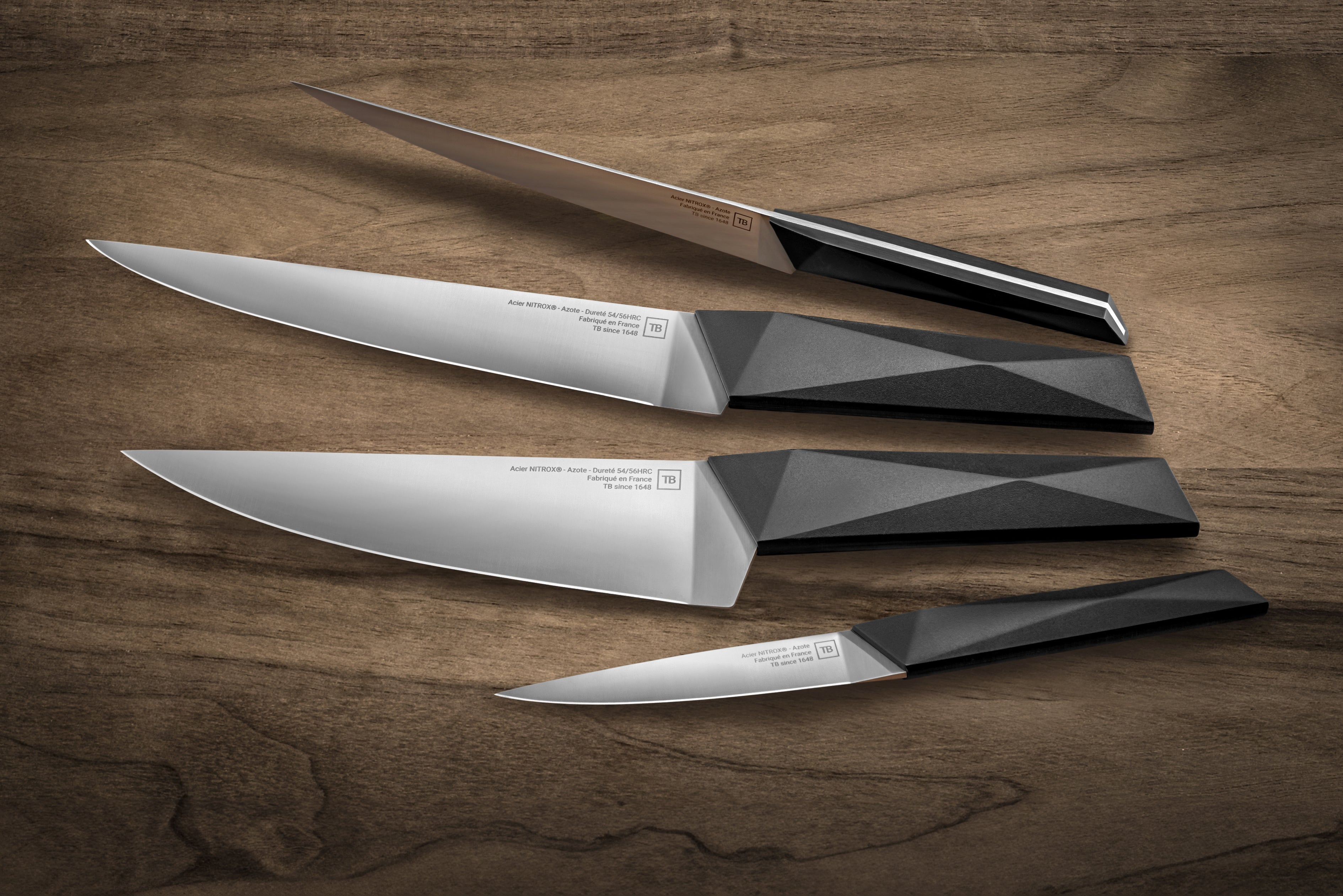 Furtif couteaux de cuisine lame blanche