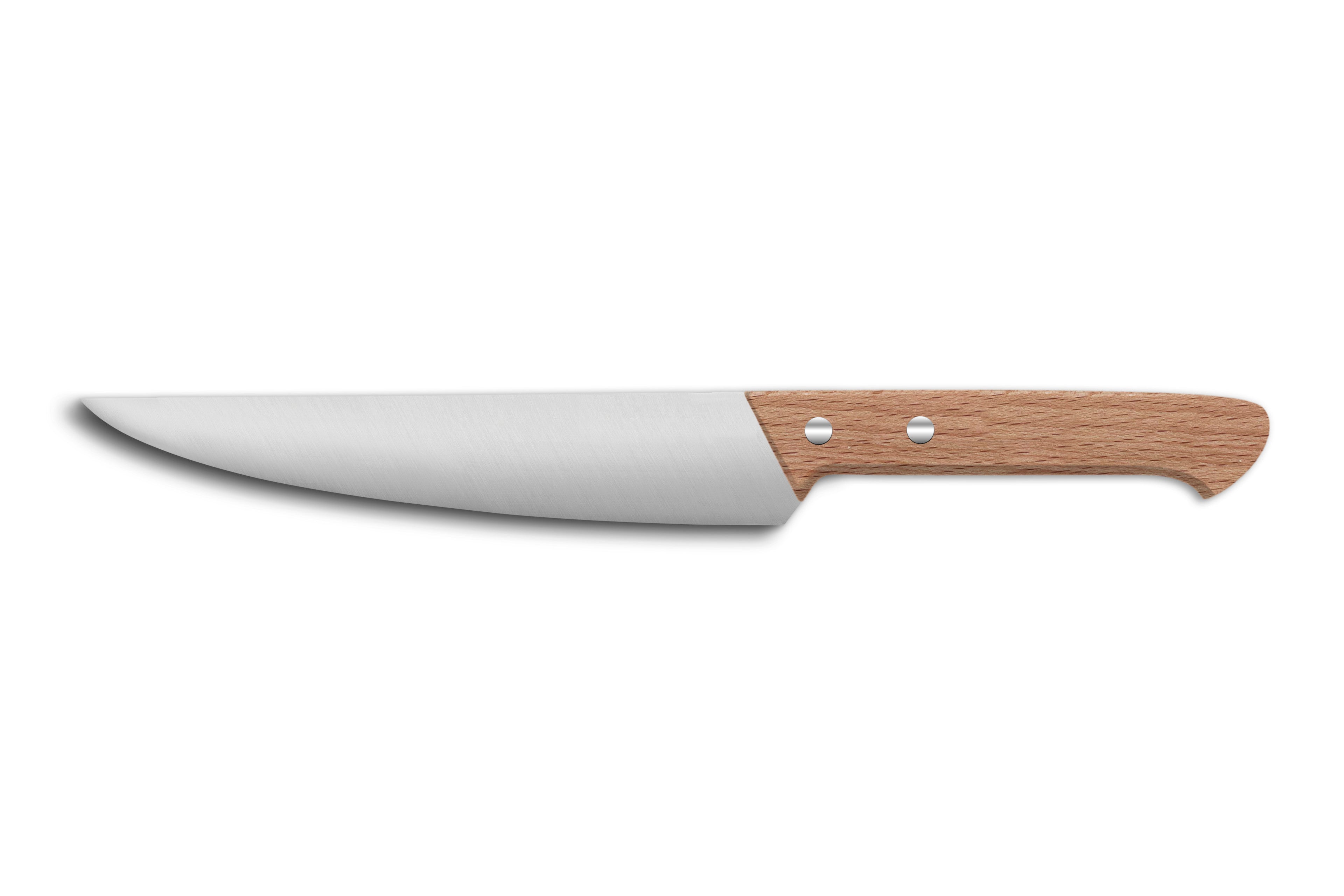 couteau de chef brigade bois clair
