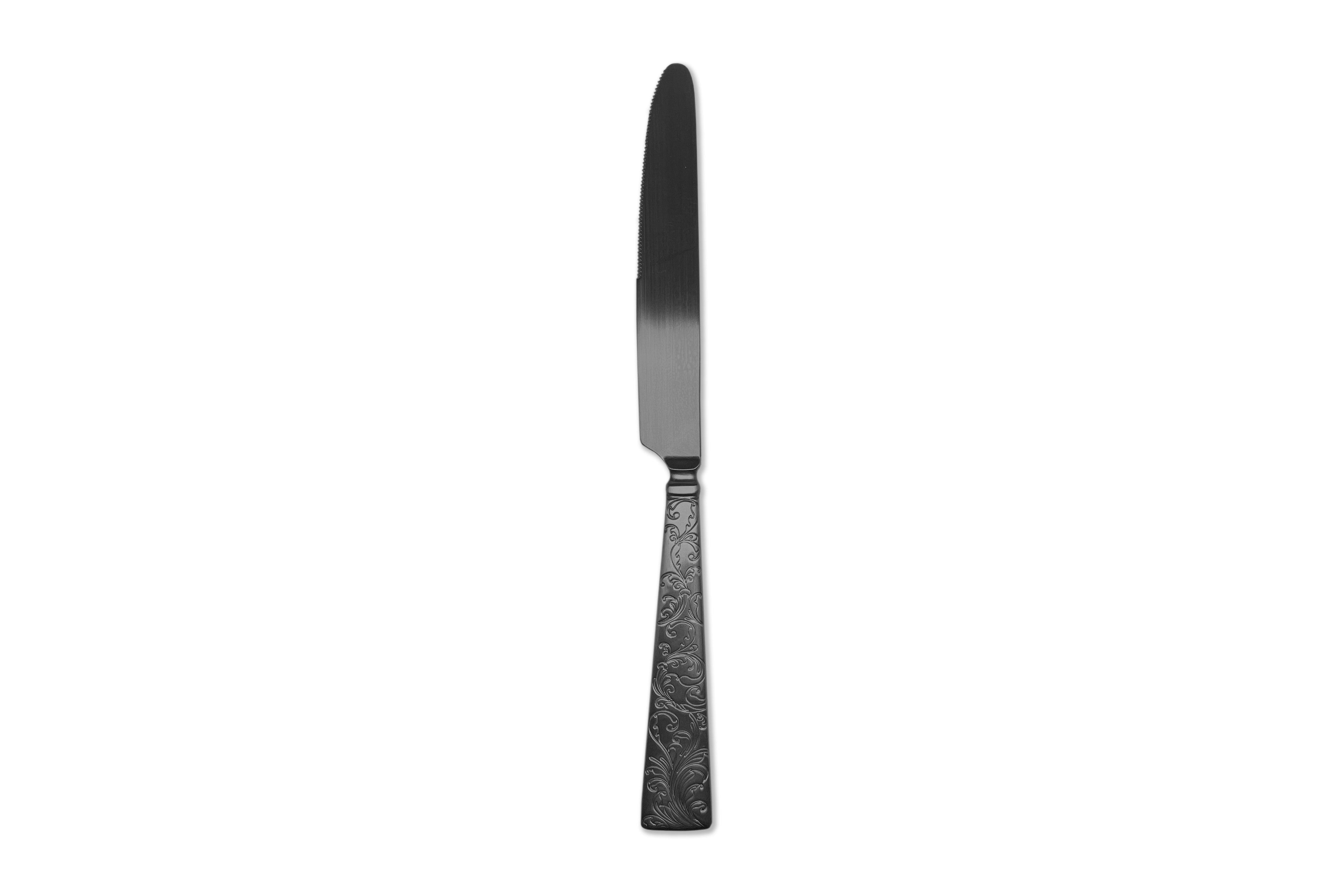Couteau arabesque noir