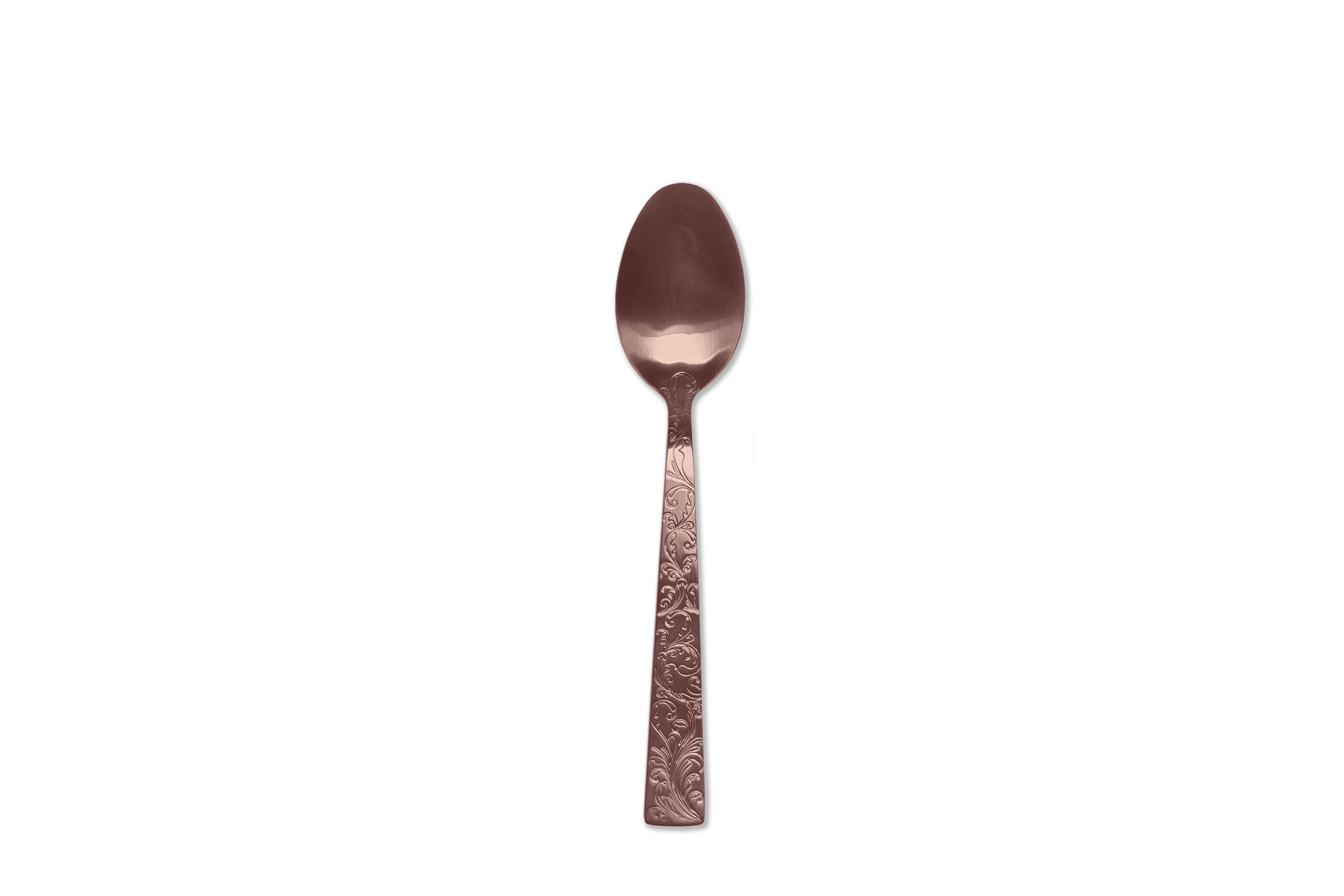 Cuillère de table arabesque cuivre