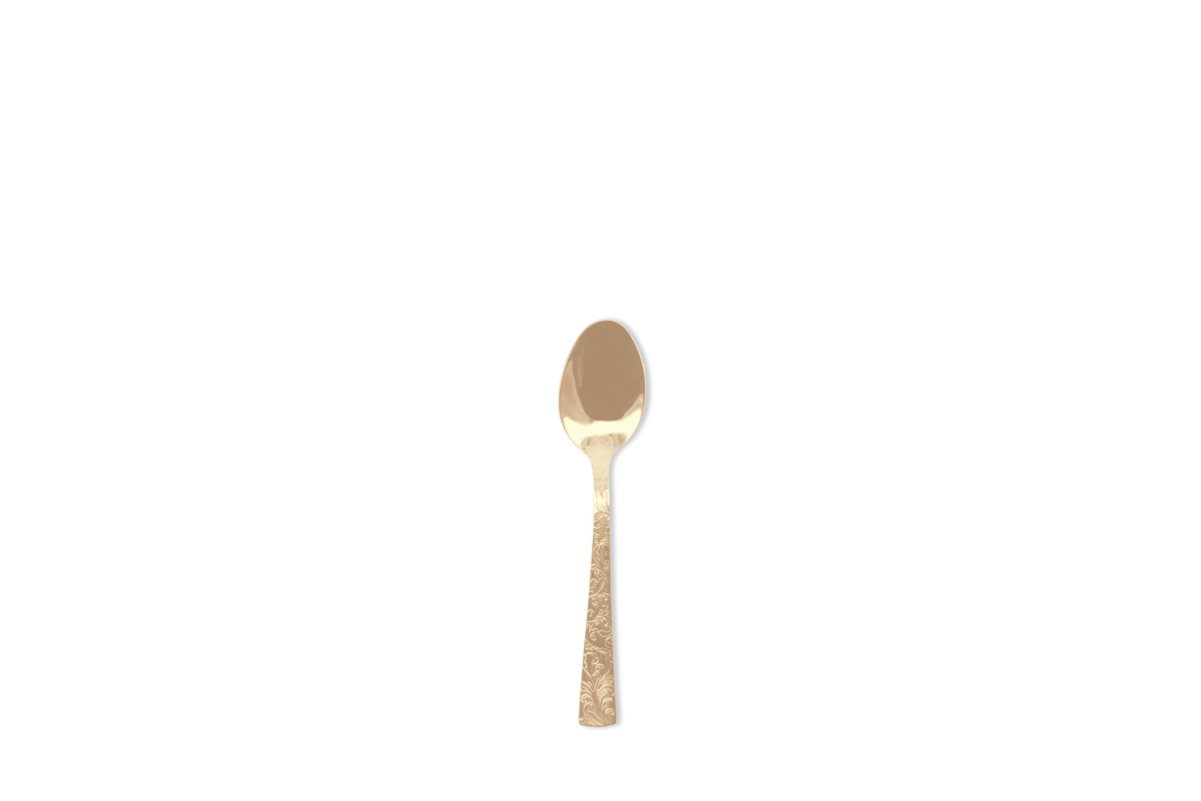 cuillère à café arabesque champagne