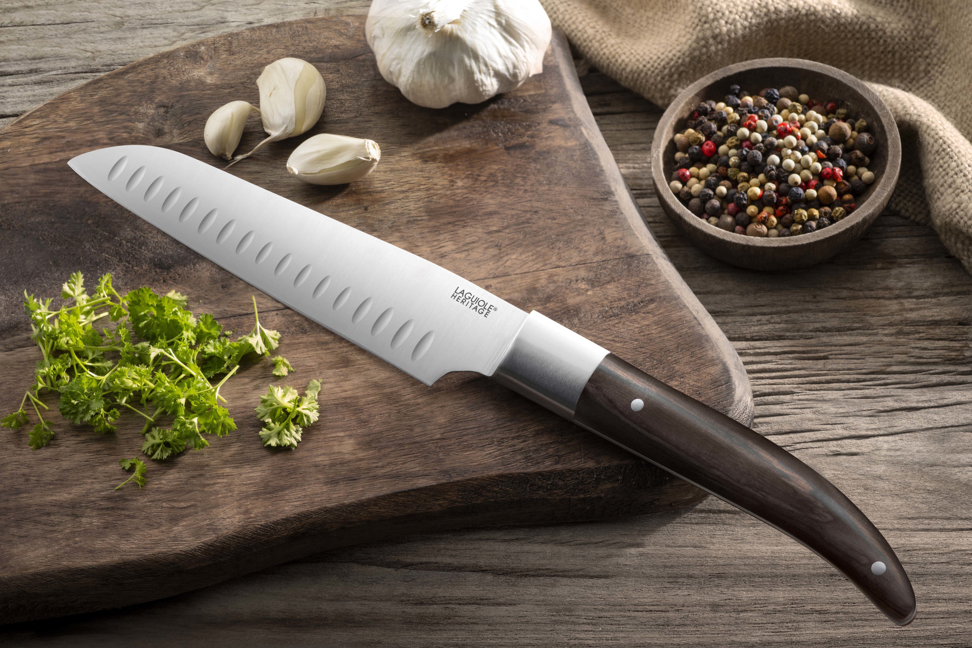 couteau santoku laguiole expression pakkawood
