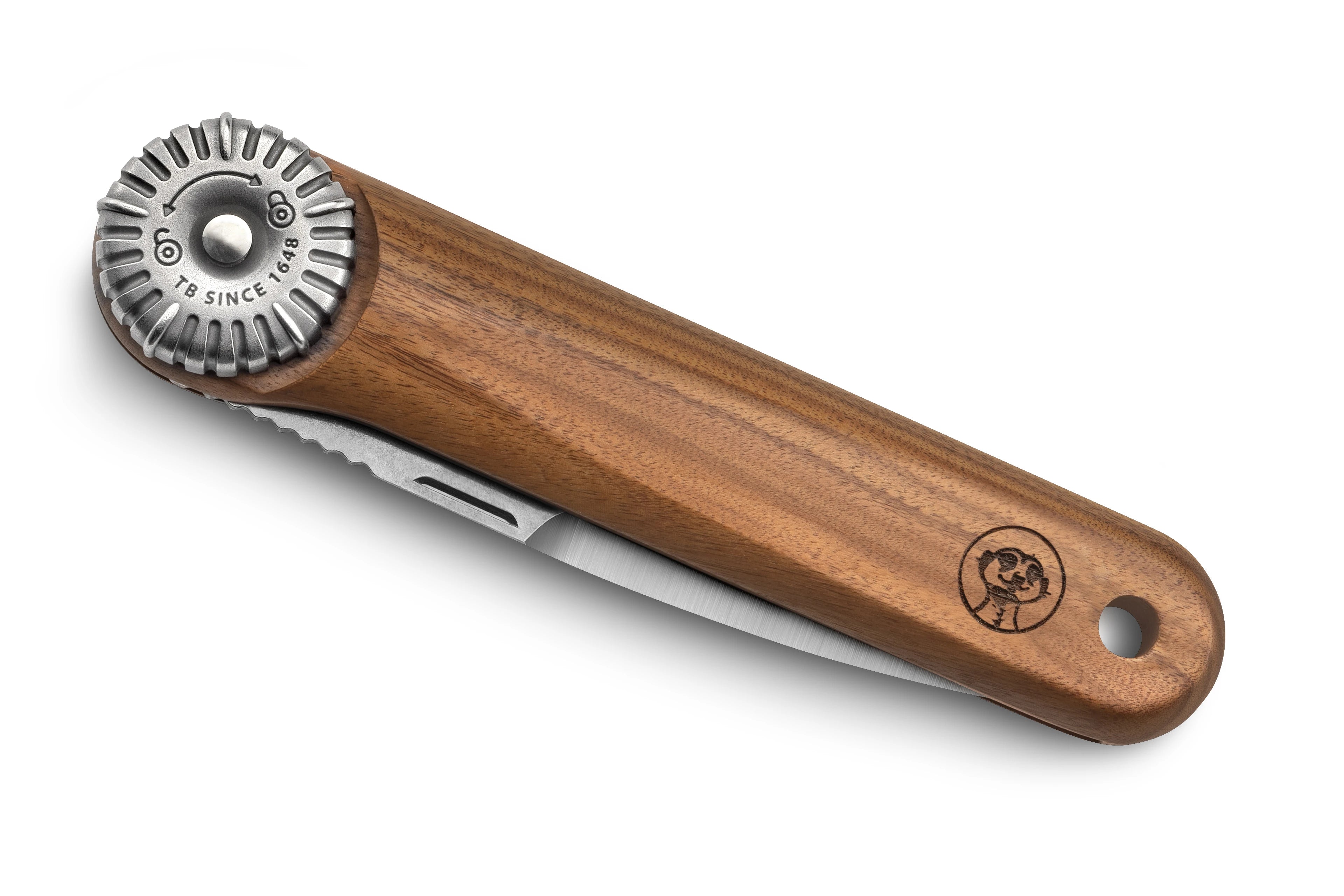Couteau Suricate palissandre fermé bois clair